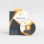 Hanging Software CD Box Branding mockup